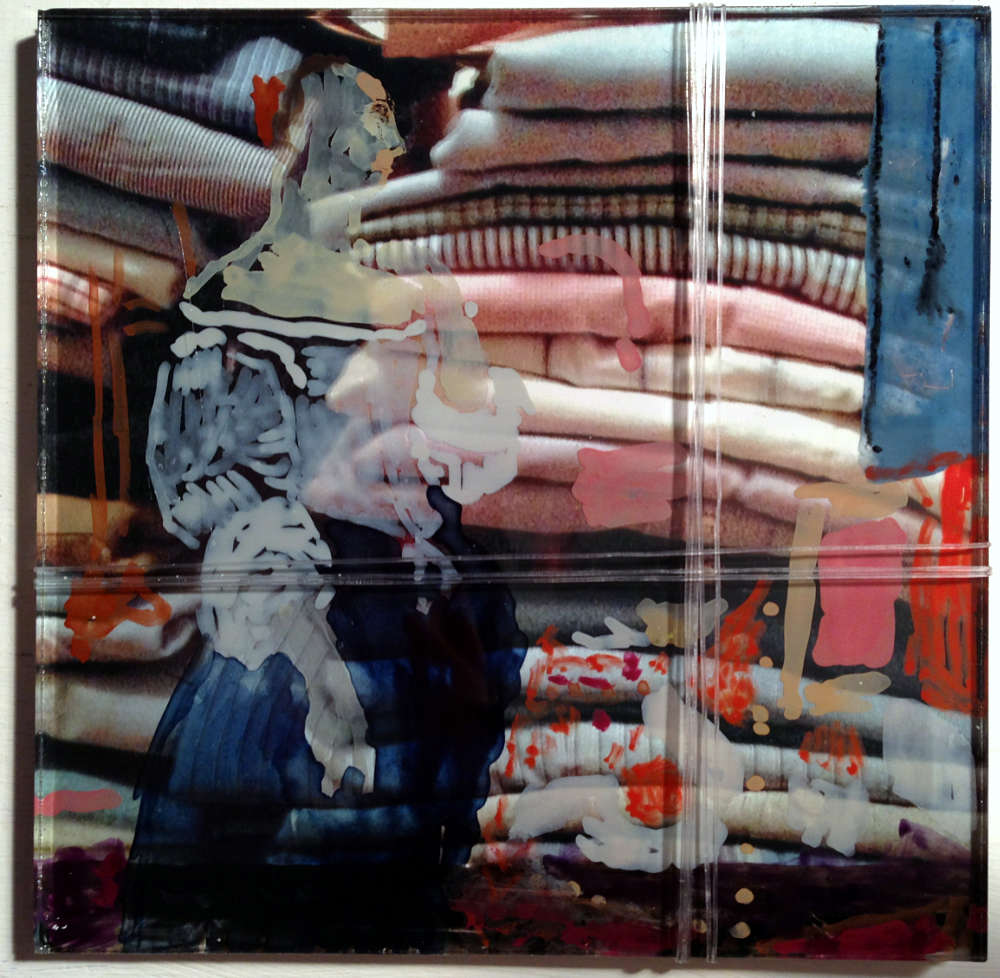 „Les chemises“, 2013“, 9x9cm, Malerei, Fotografie